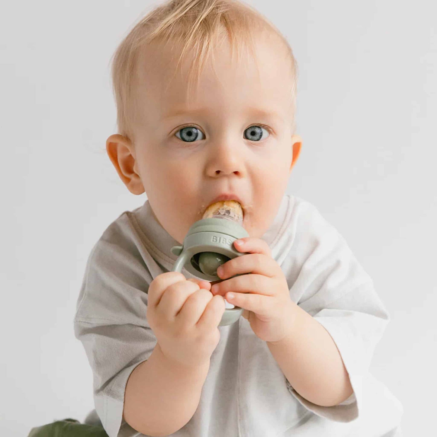BIBS Baby Feeder Sage Lifestyle