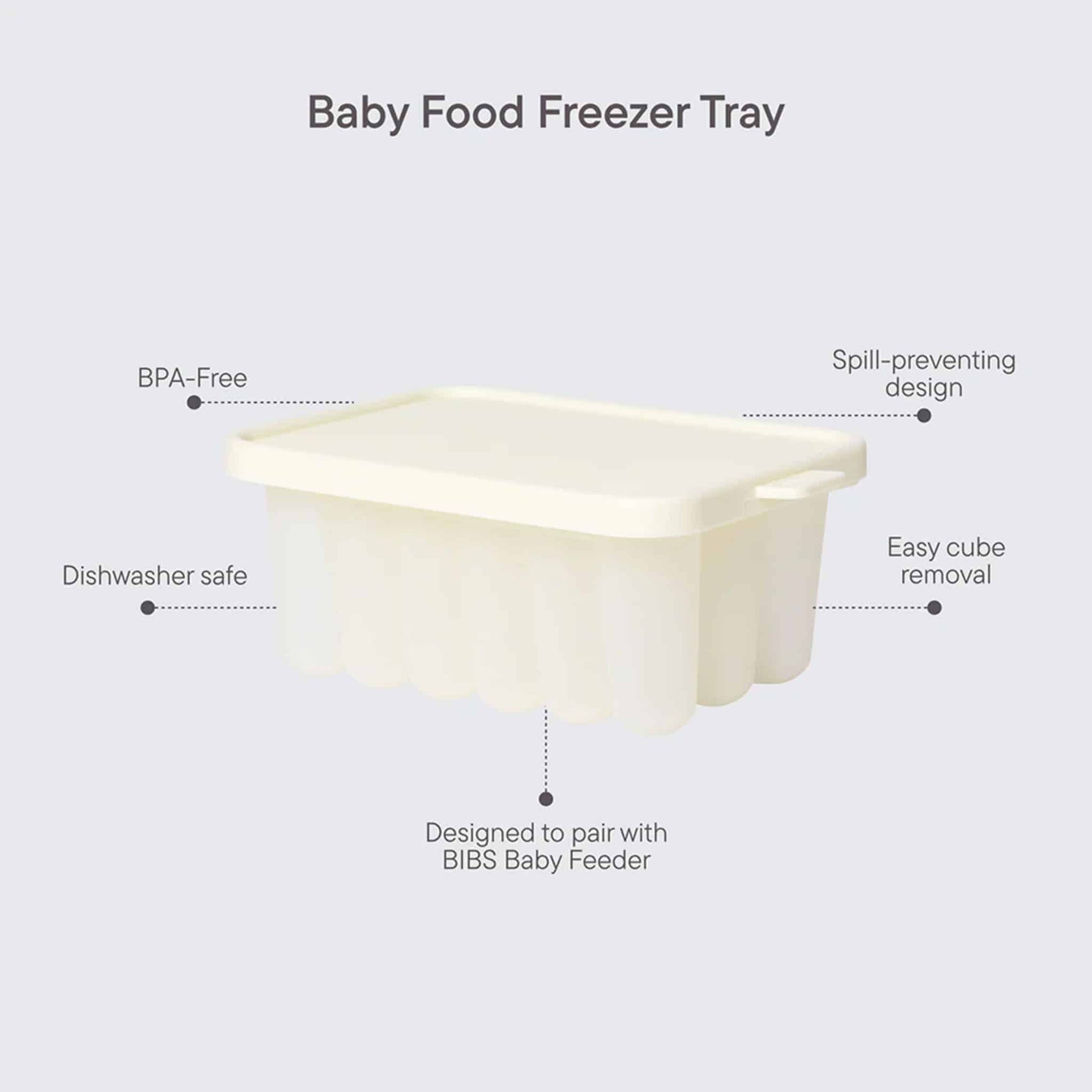 BIBS Baby Food Freezer Tray Description