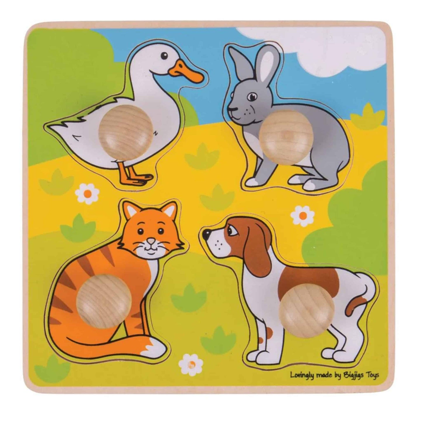 Bigjigs My First Peg Puzzle Pets