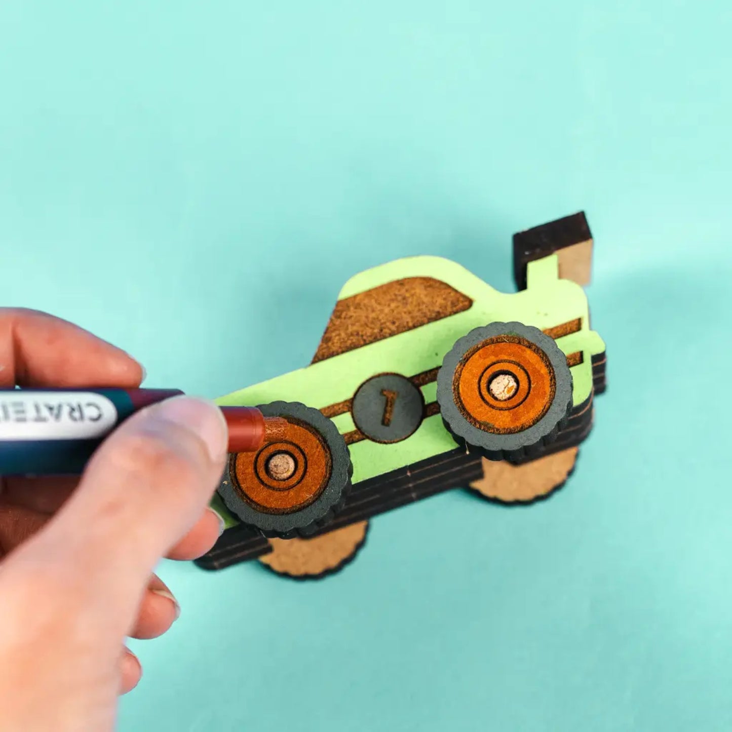 Crateit Build Your Own Town Turbo Racer Colouring