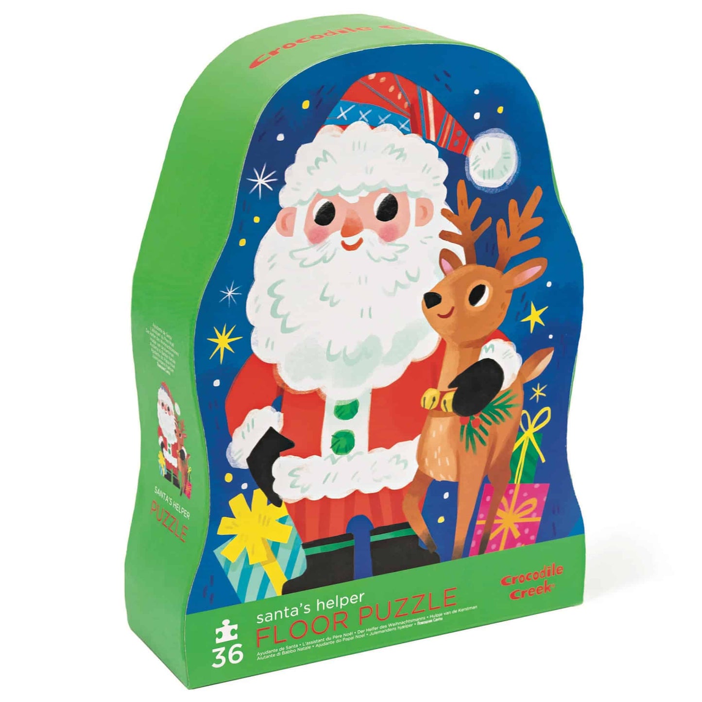 Crocodile Creek Santa's Helper Floor Puzzle