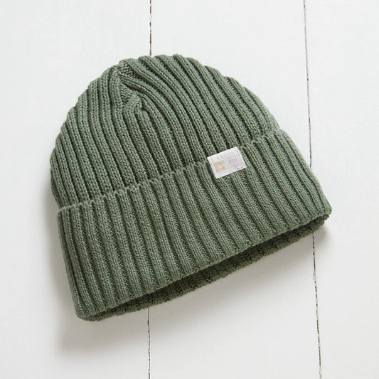 Grass and Air Beanie Hat Khaki