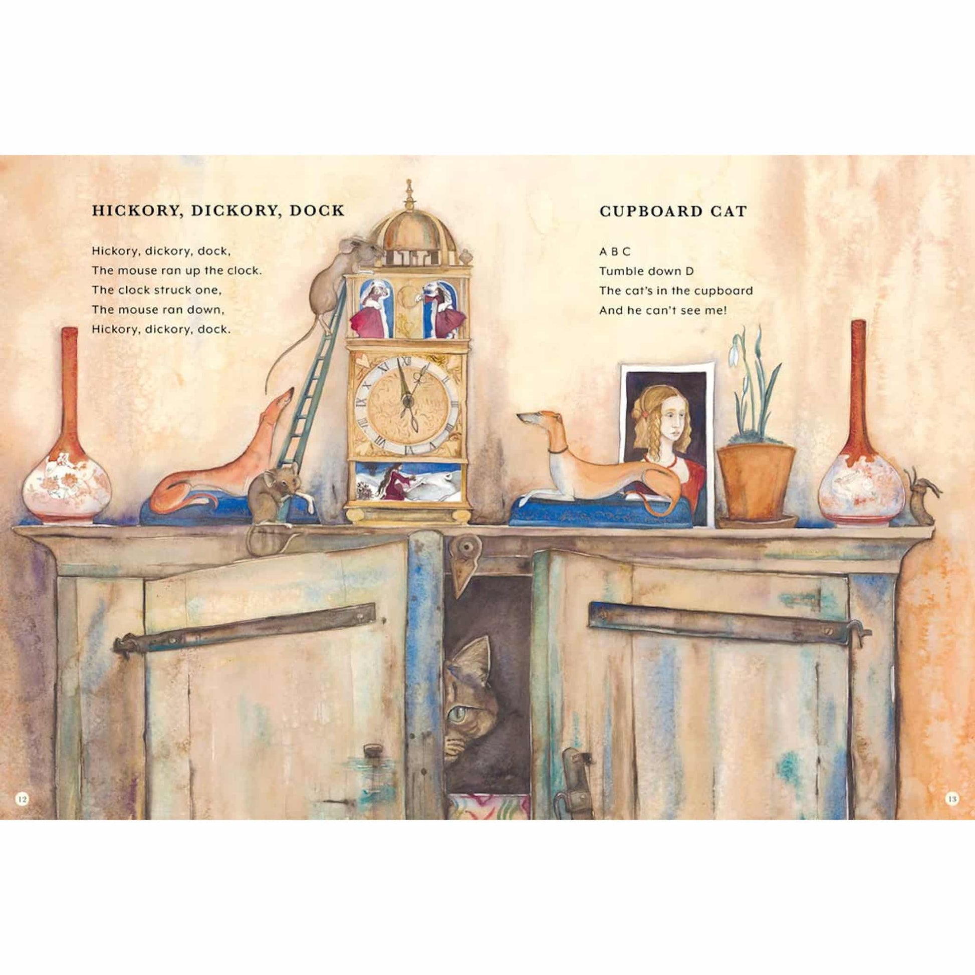Otter-Barry Books The Jackie Morris Book of Classic Nursery Rhymes Inside2