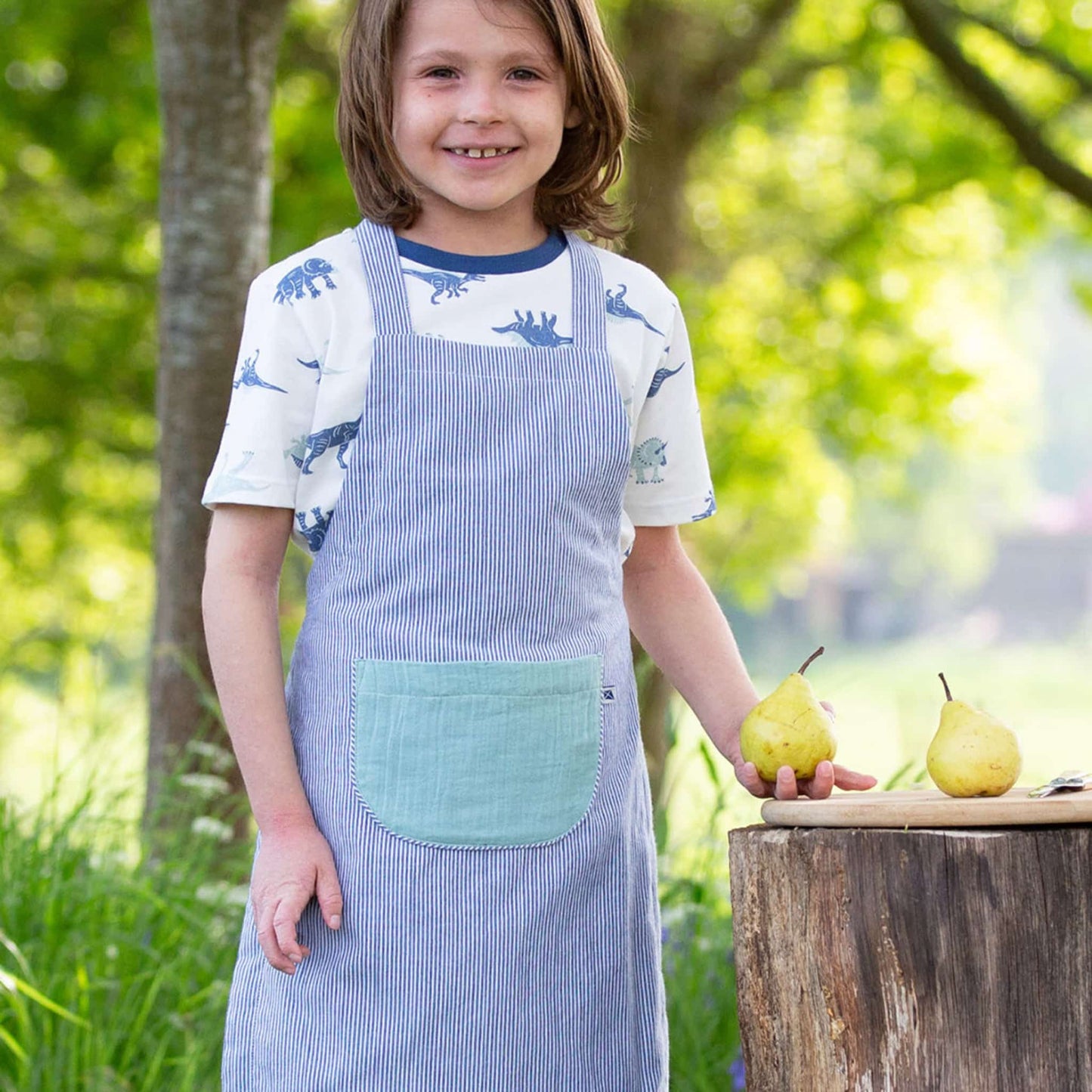 Kite Apron Ticking Lifestyle