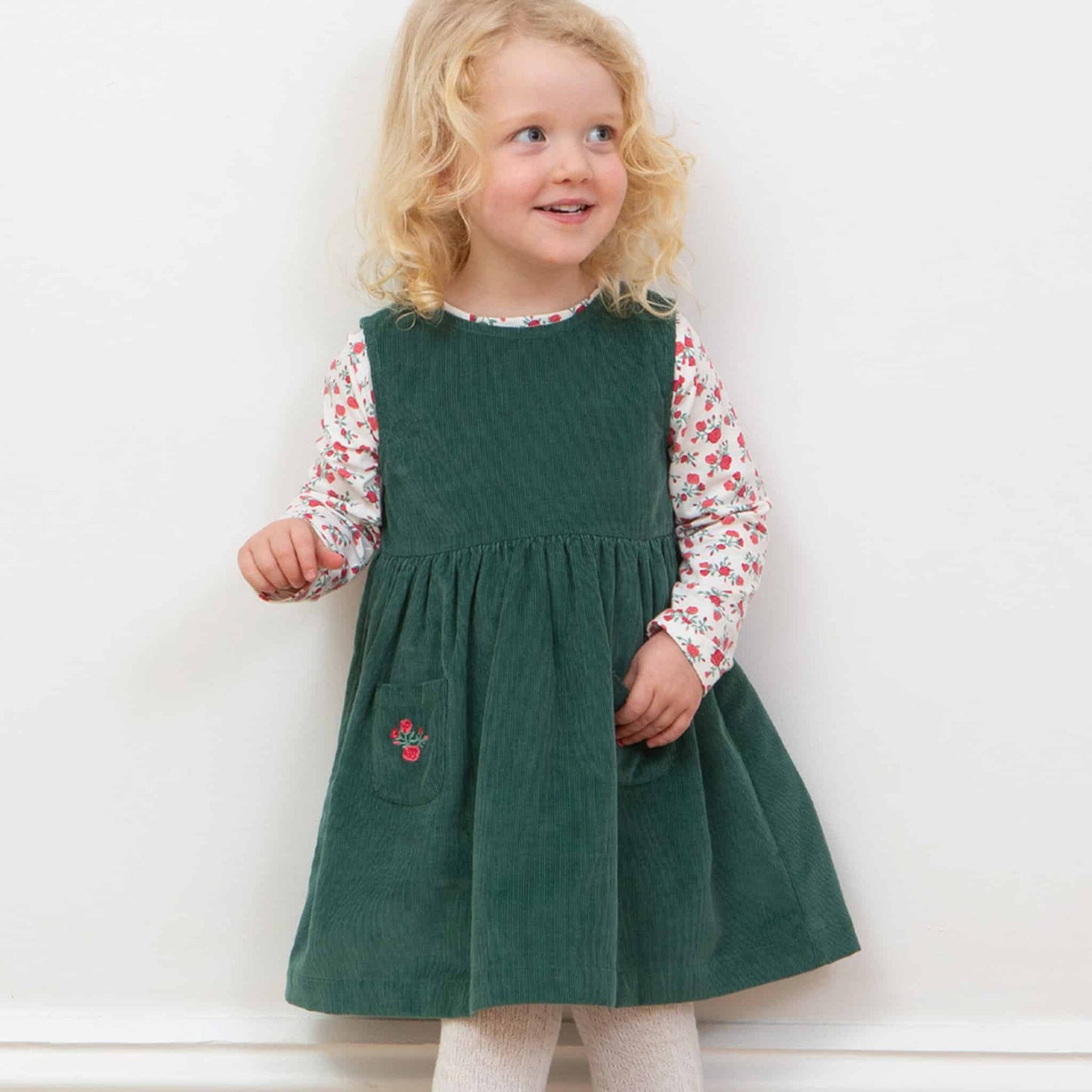 Kite Rosey Posey Corduroy Dress Lifestyle