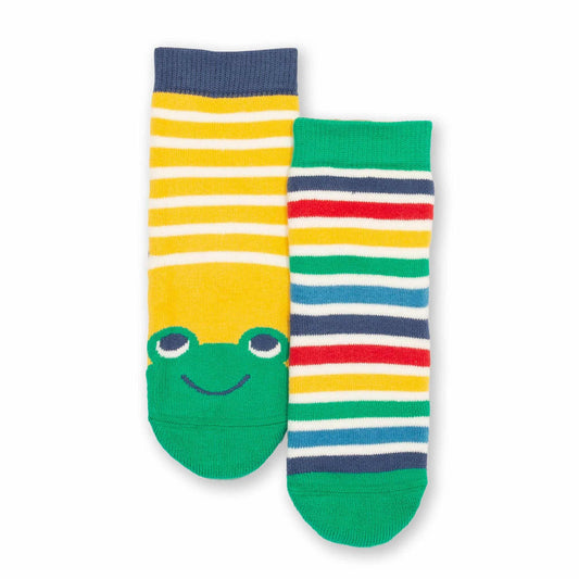 Kite Grippy Socks 2 Pack Frog