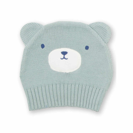 Kite Knit Hat Teal Baby Bear