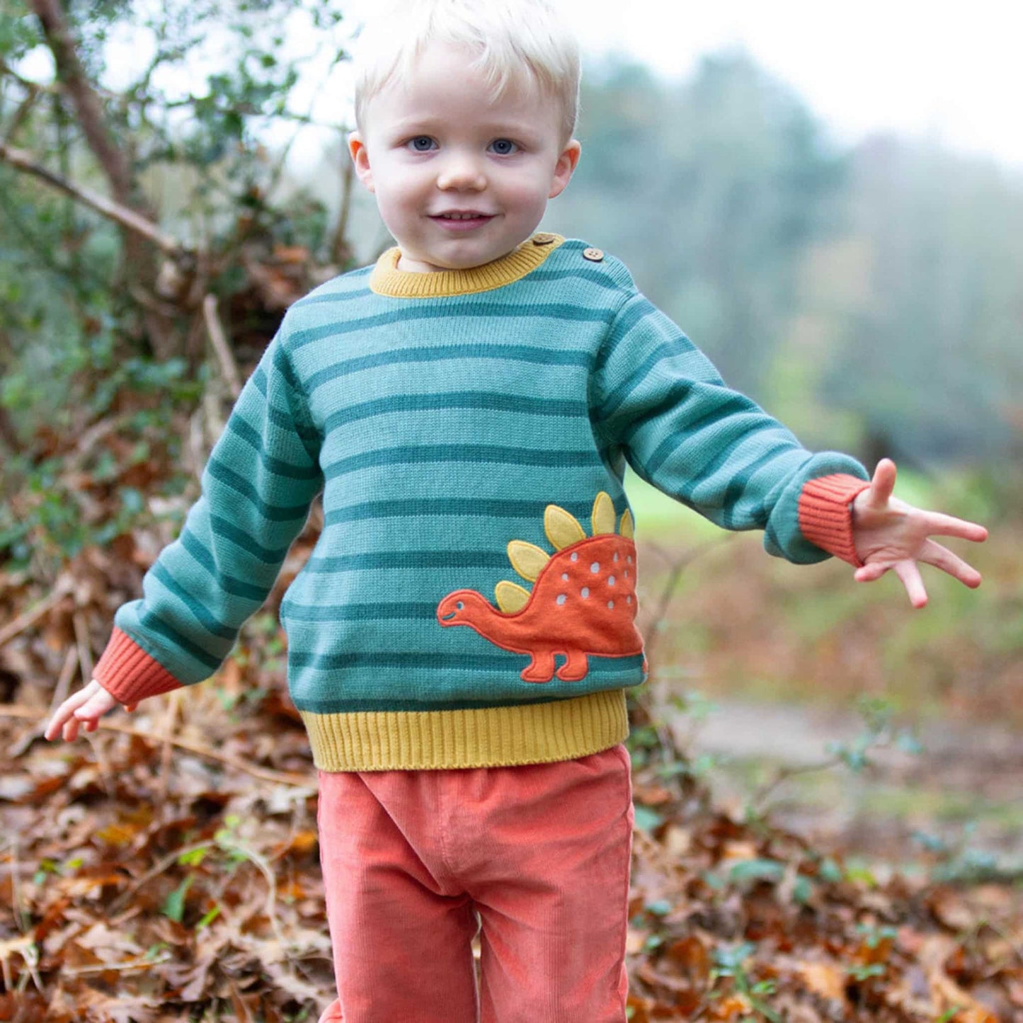 Kite Dinky Dino Knit Jumper Lifestyle
