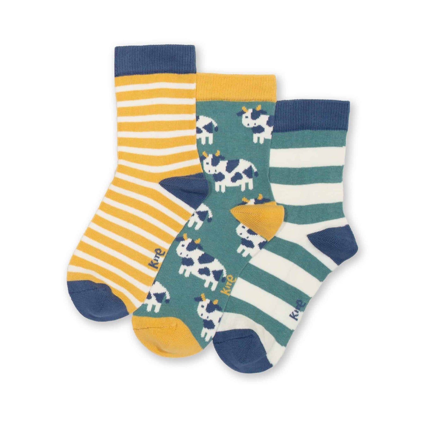 Kite Socks 3 Pack Moo Moo