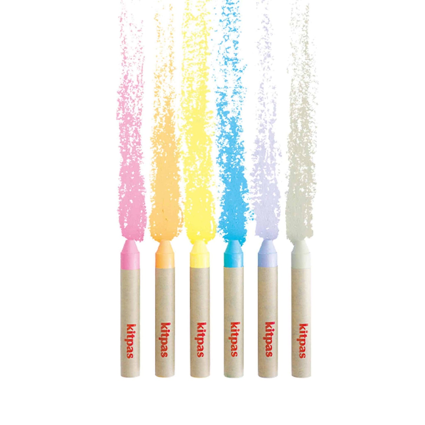 Kitpas Ecru Crayons set of 6 Face Colours