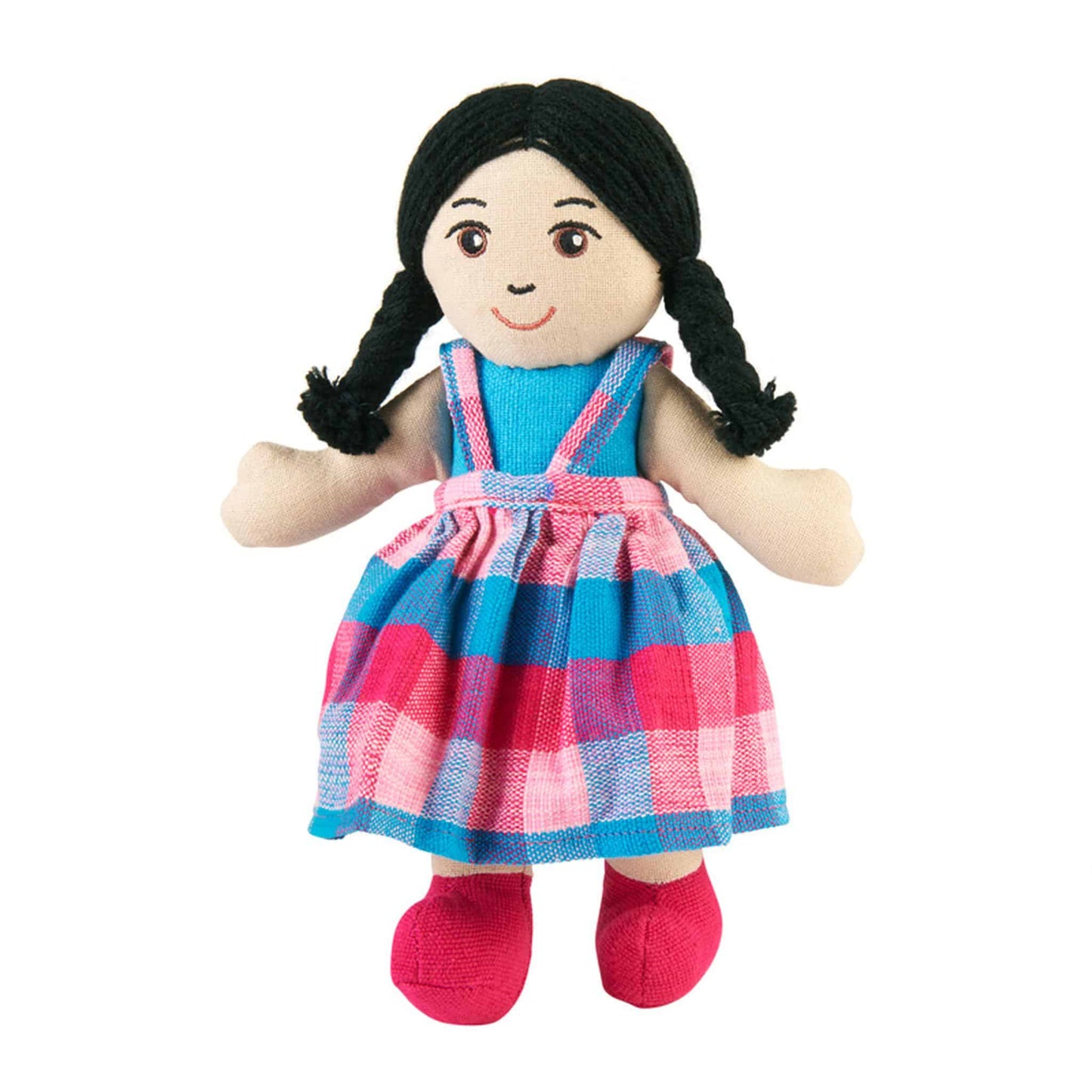 Lanka Kade Children Dolls Girl White with Black Hair