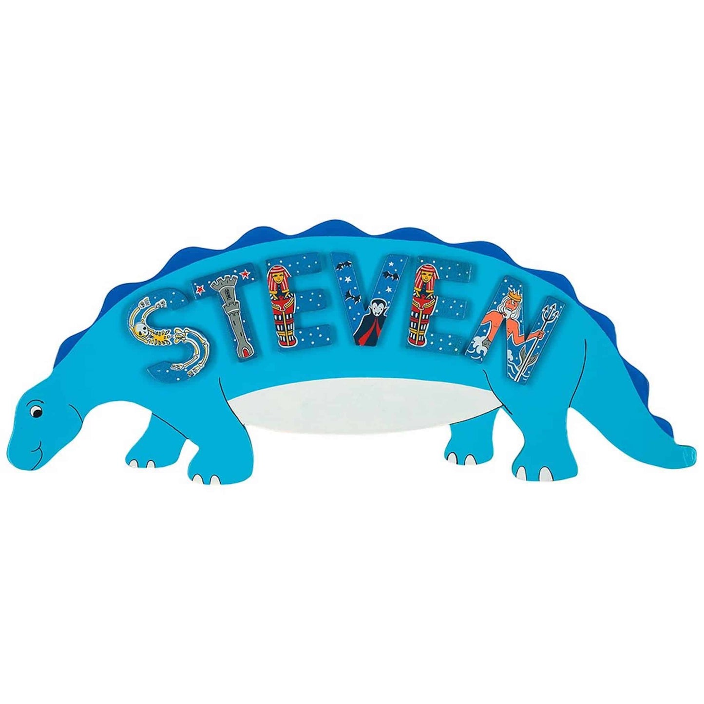 Lanka Kade Name Plaque Blue Dinosaur Full