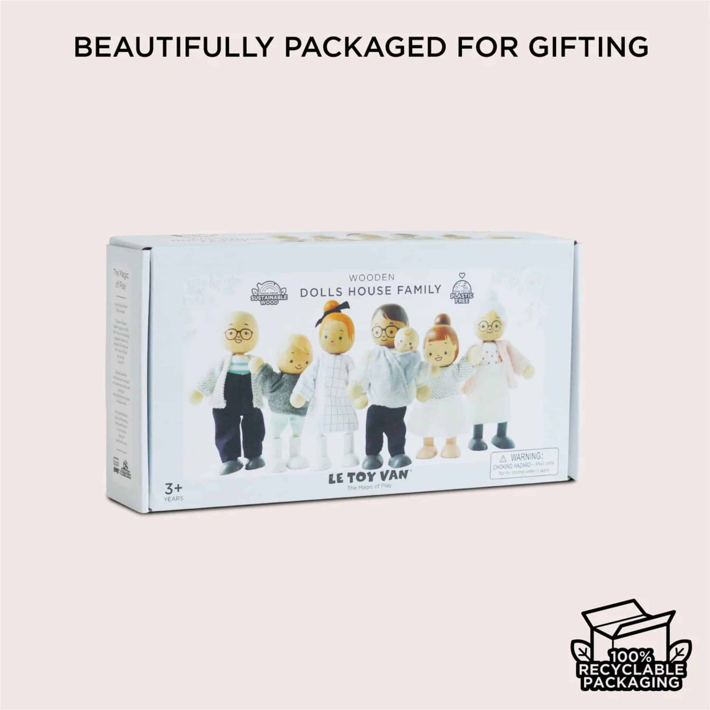 Le Toy Van Wooden Dolls House Family Box