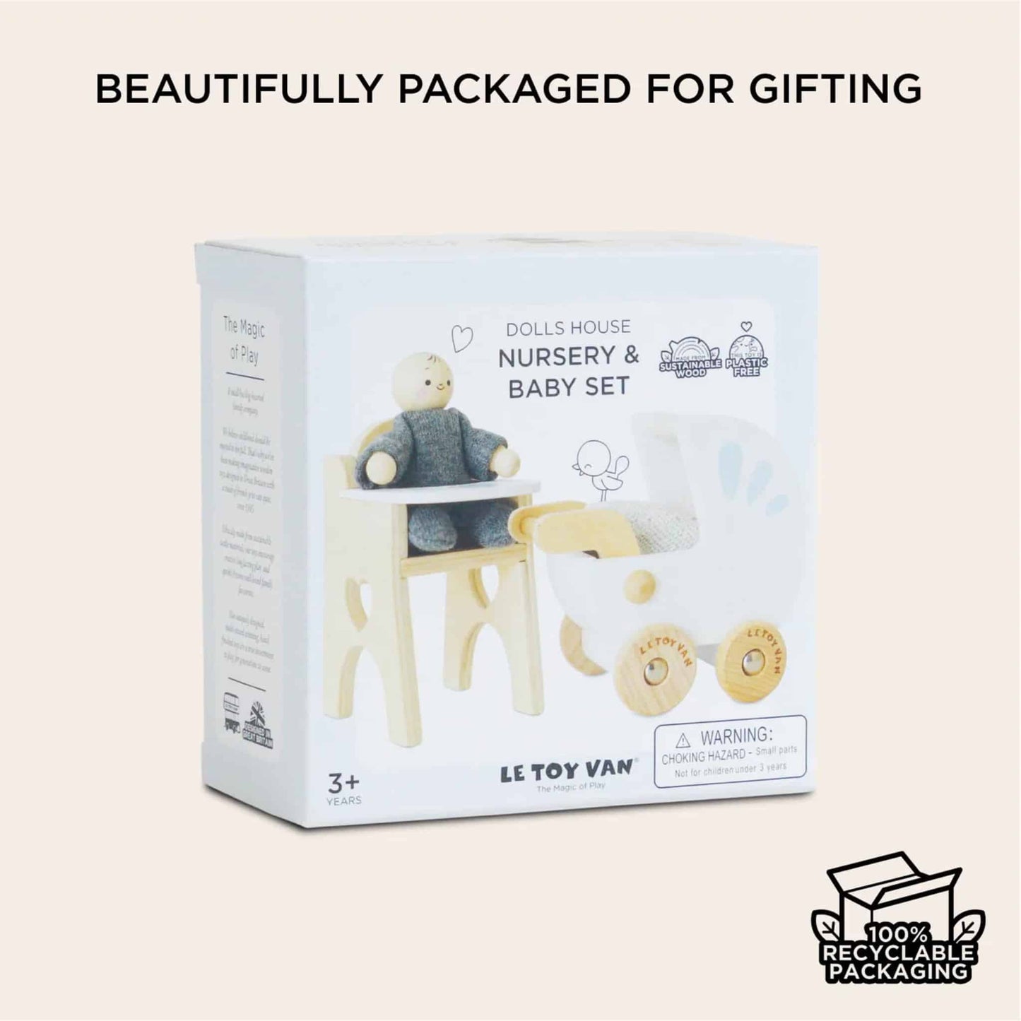 Le Toy Van Wooden Nursery and Baby Set Box