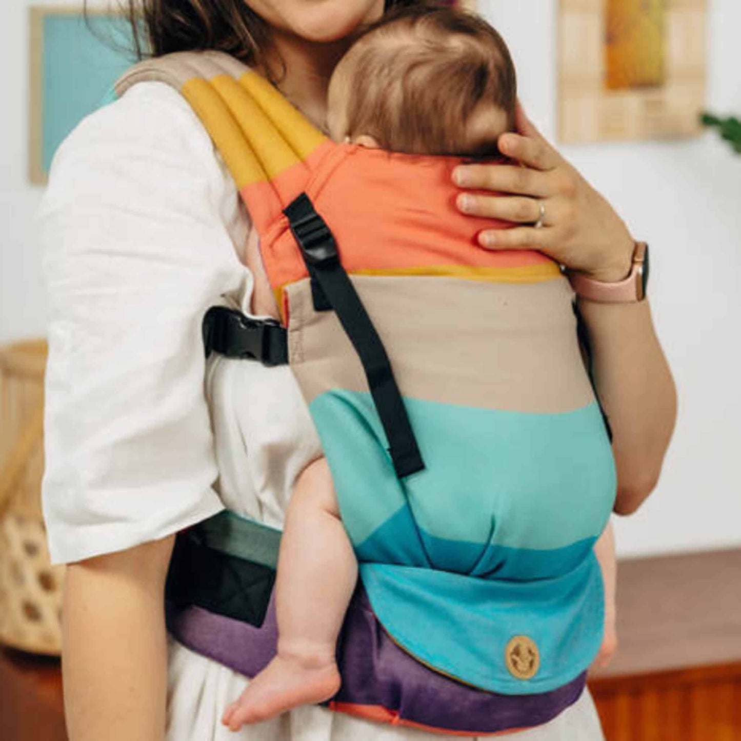 LennyLamb LennyLight Baby Carrier Broken Twill Pastels