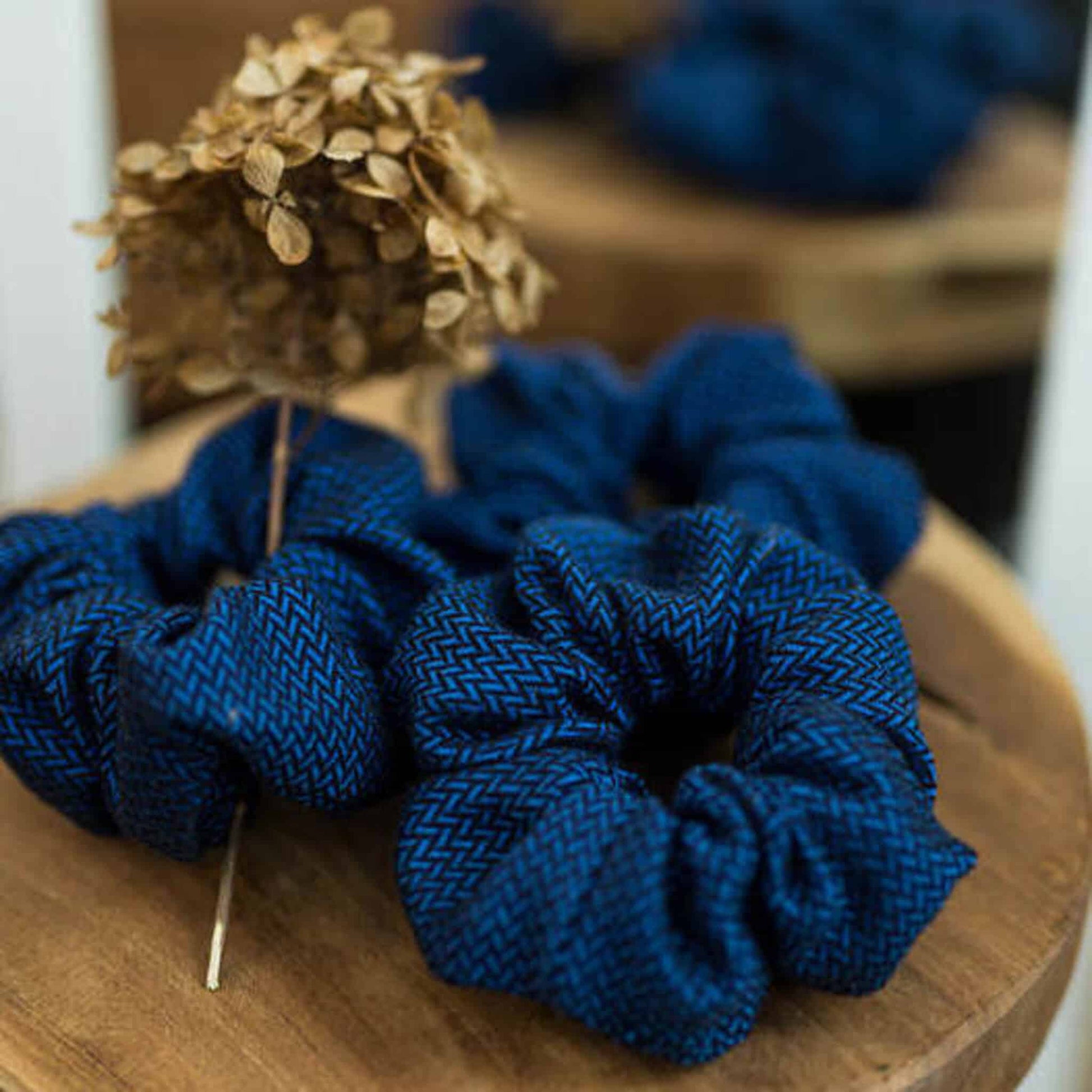 LennyLamb Hair Scrunchies Cobalt Blue
