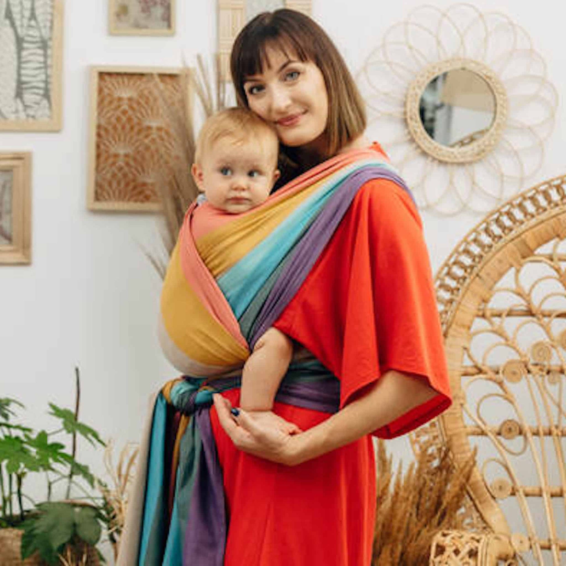 LennyLamb Woven Wrap Pastels Side