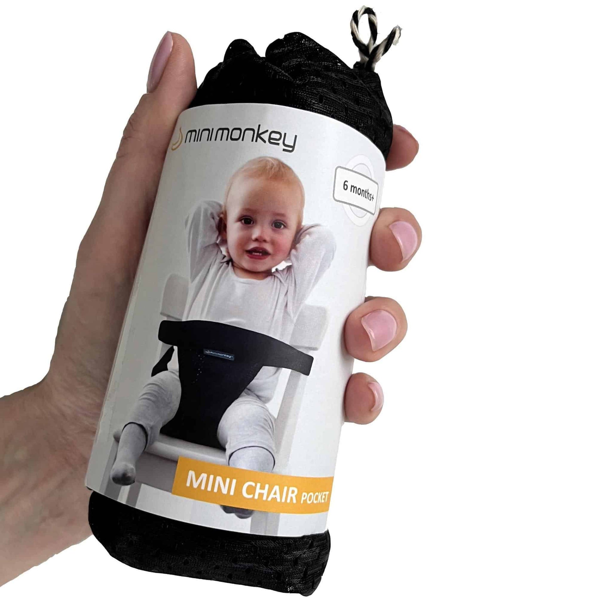 Minimonkey Mini Chair Pocket Black Bag