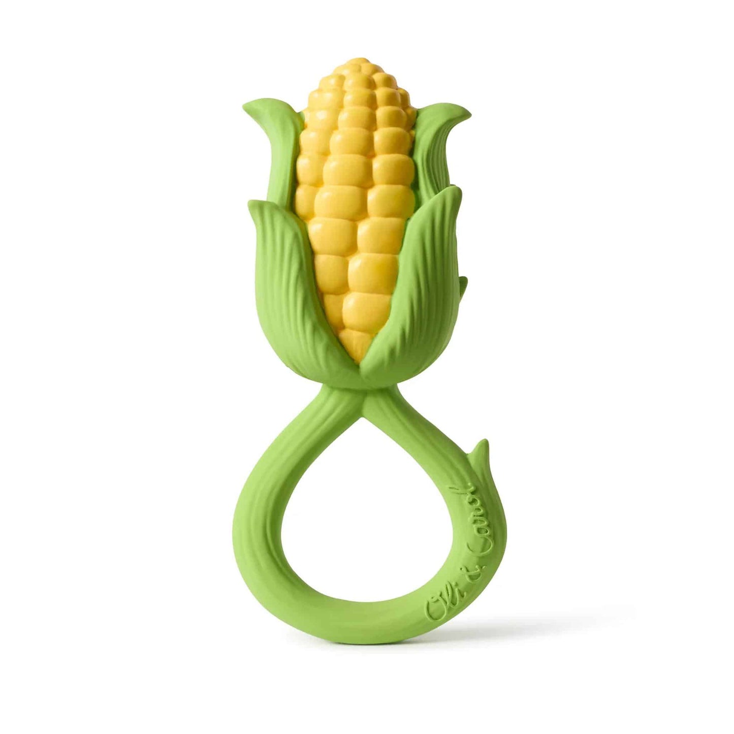 Oli & Carol Corn Baby Rattle and Teether Unboxed