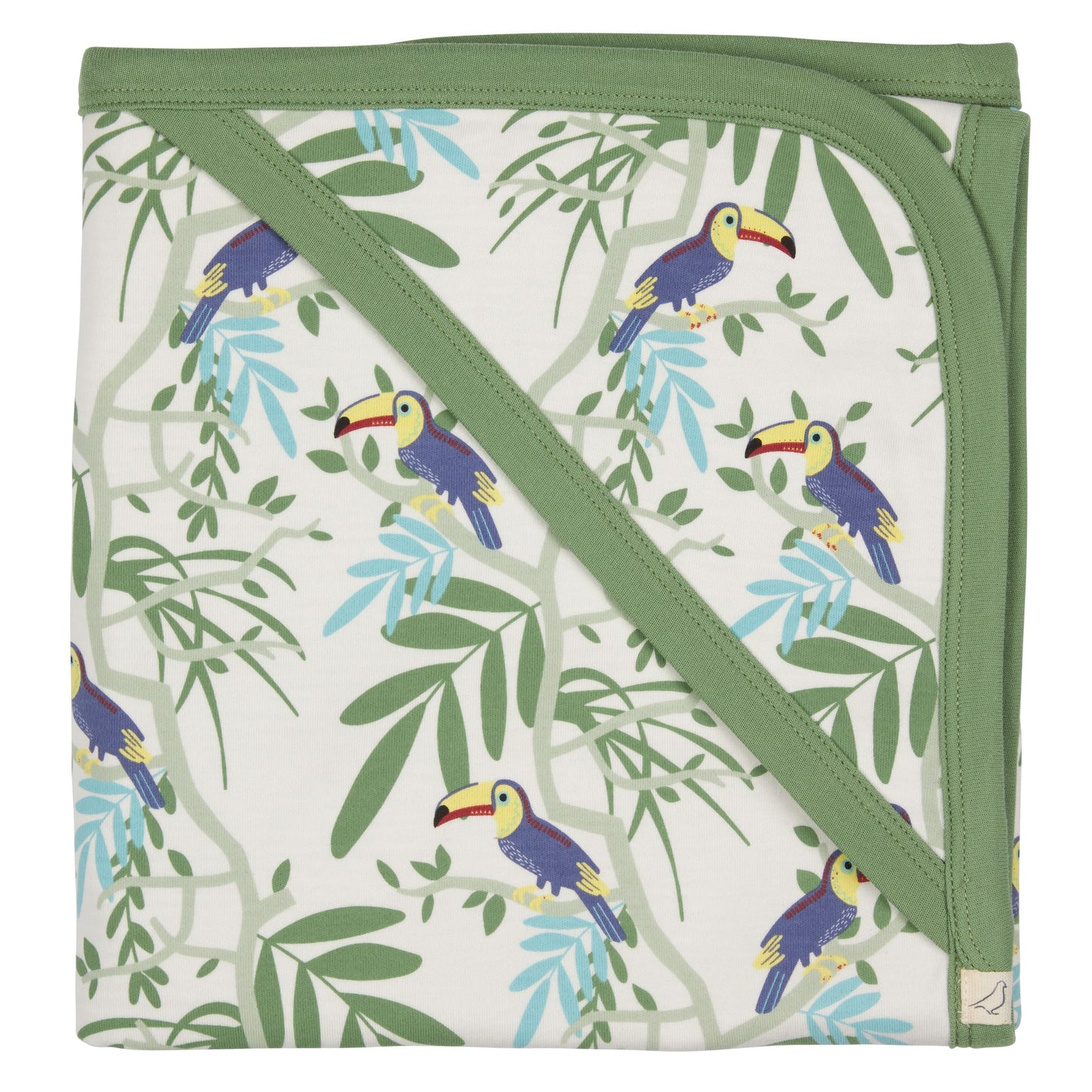 Pigeon Organics Hooded Blanket Toucans