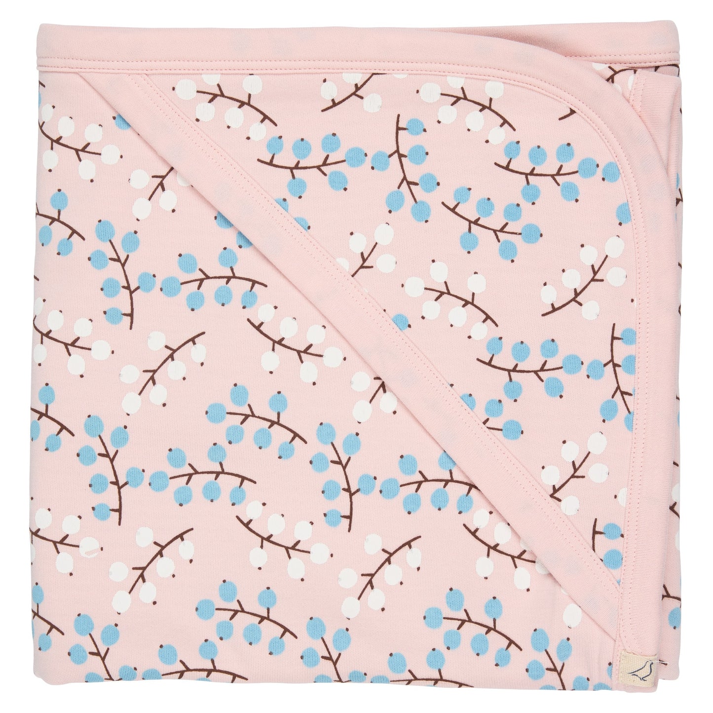 Pigeon Organics Hooded Blanket Winter Berry