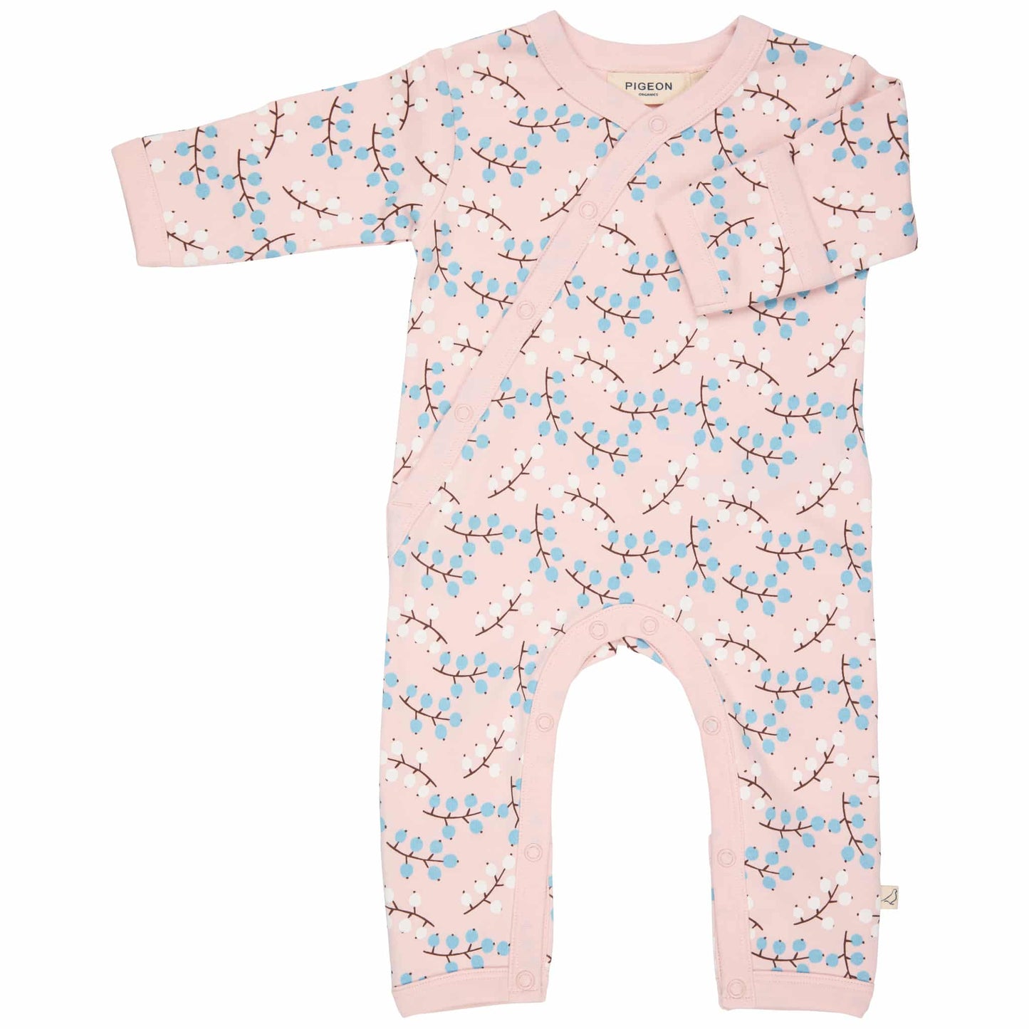 Pigeon Organics Kimono Romper Winter Berry