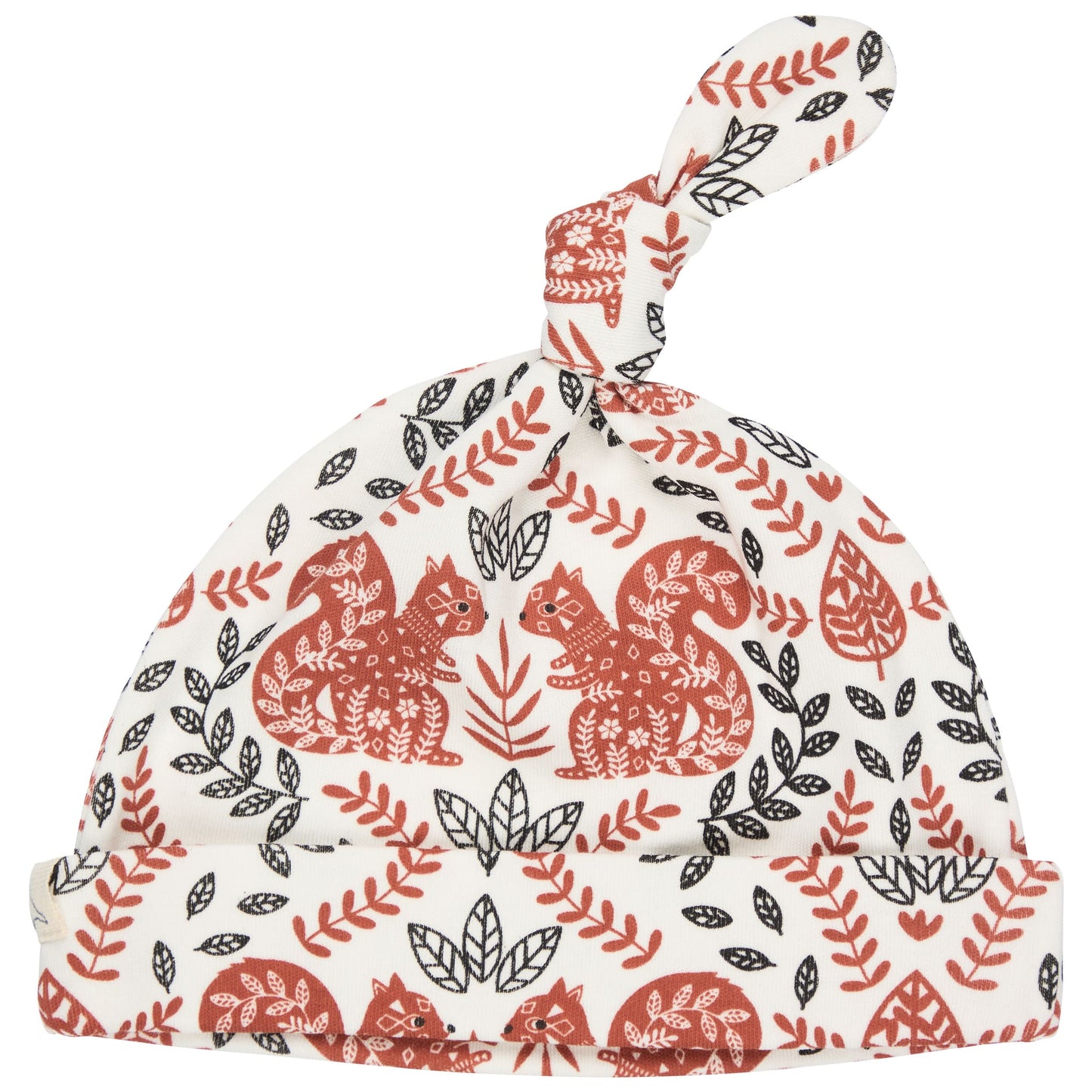 Pigeon Organics Knotted Hat Newborn Squirrel