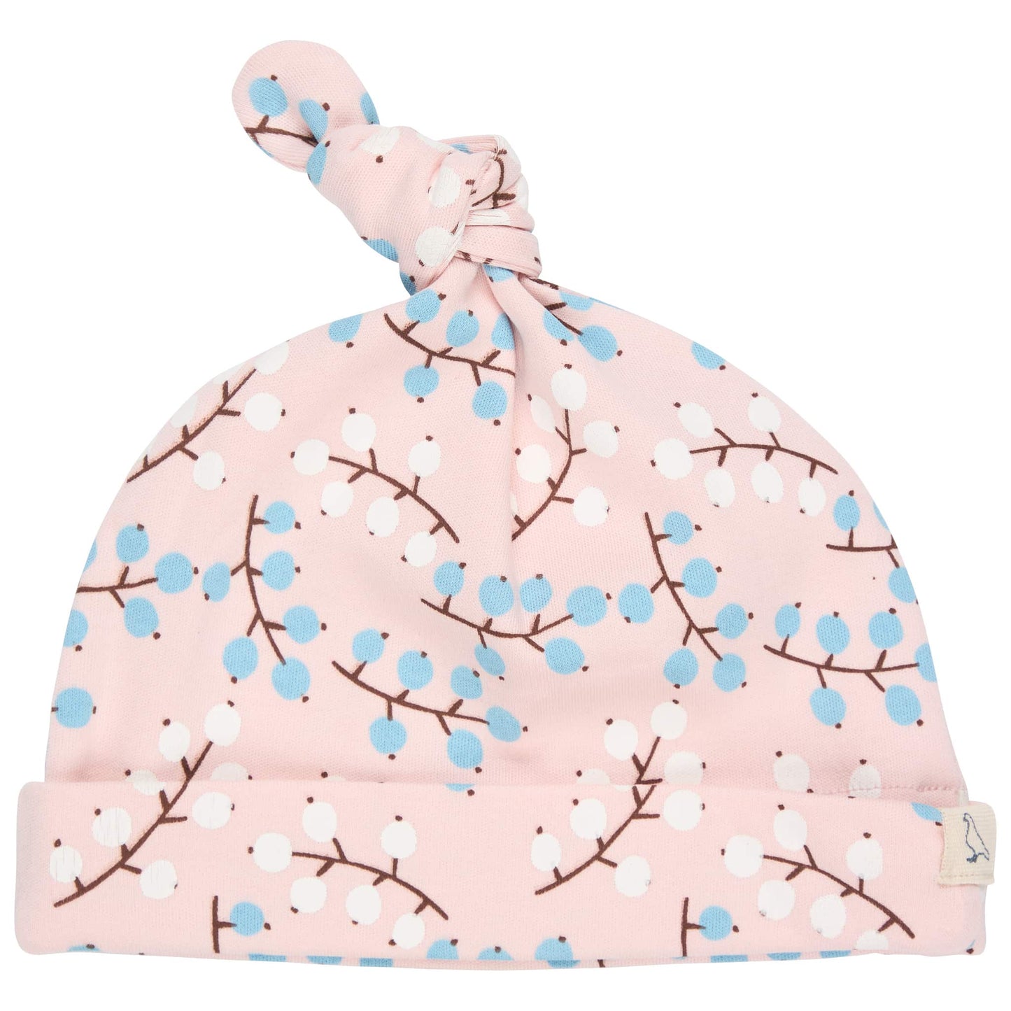 Pigeon Organics Knotted Hat Newborn Winter Berry