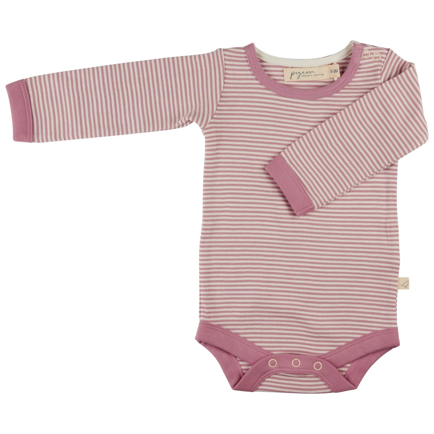 Pigeon Organics Body Fine Stripe Pink