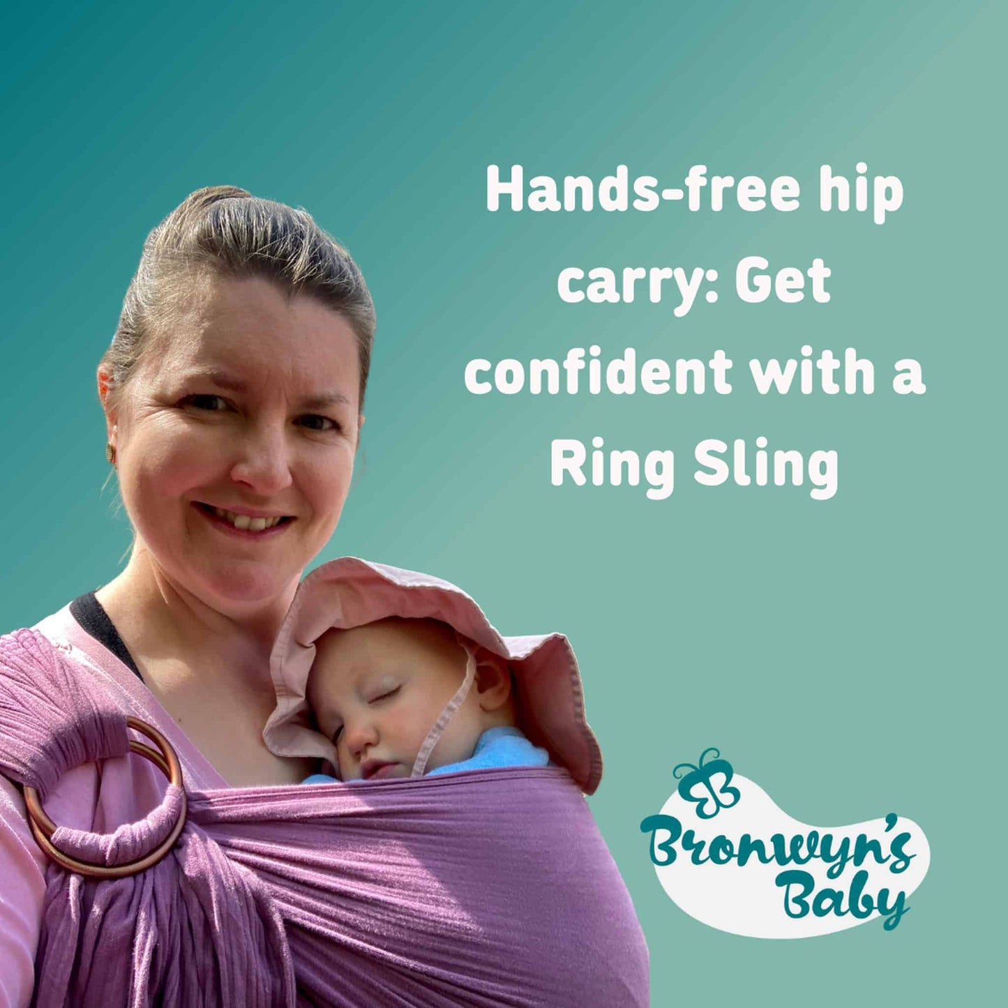 Hands-Free Hip Carry Get Confident with a Ring Sling