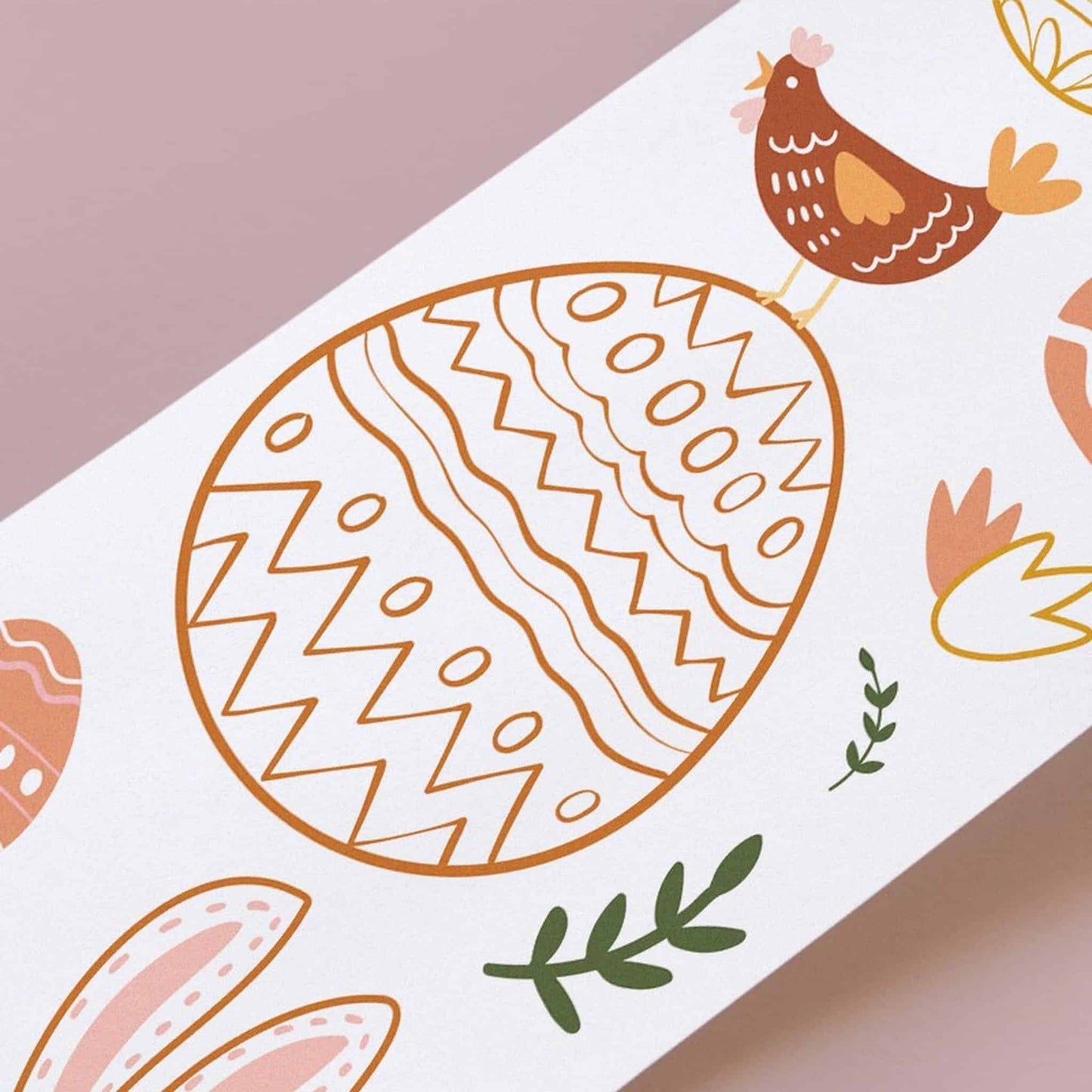 Scrollino Easter Colouring Picture