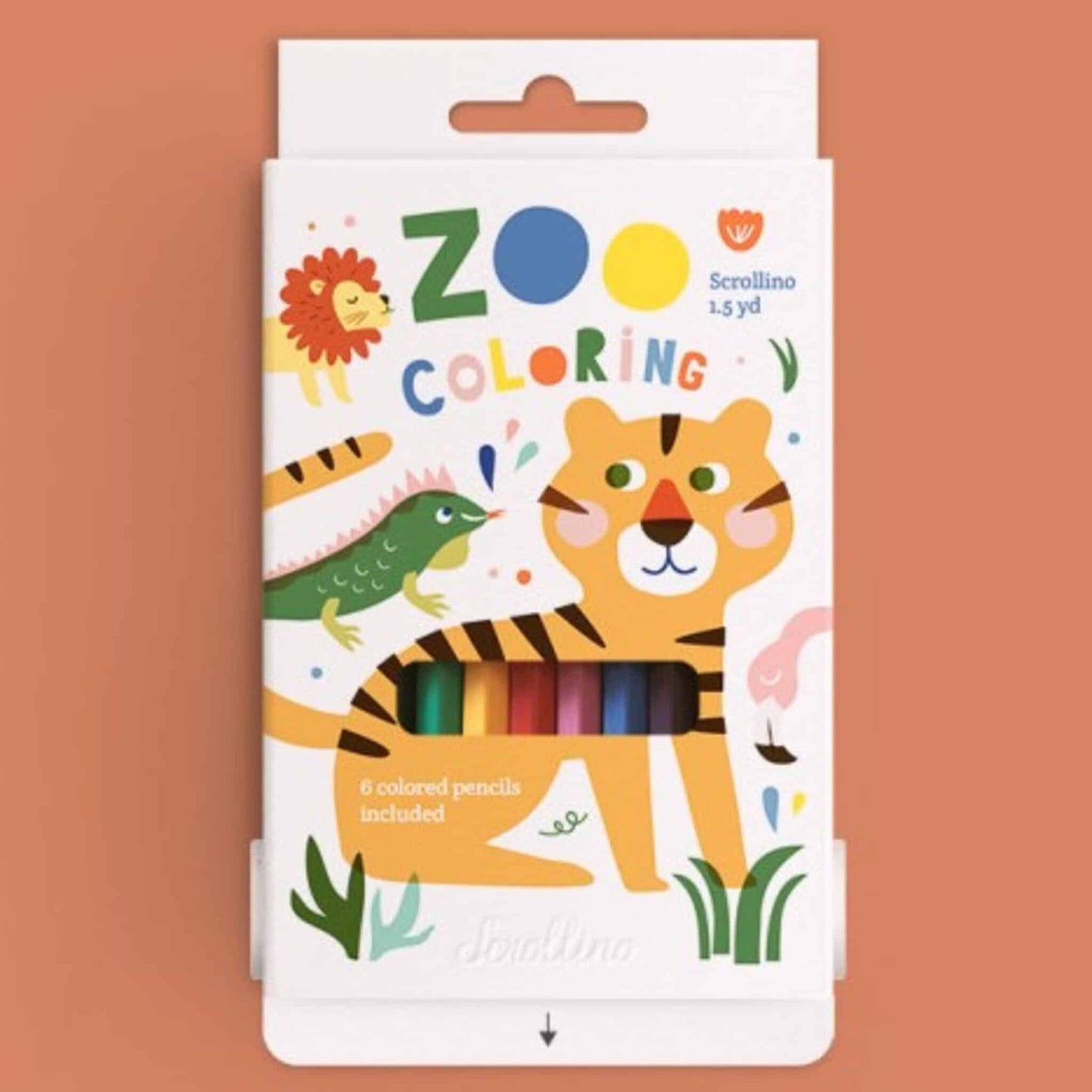Scrollino Zoo Colouring