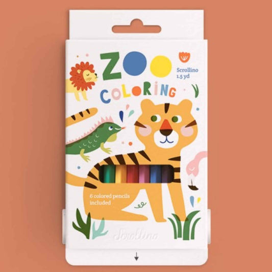 Scrollino Zoo Colouring