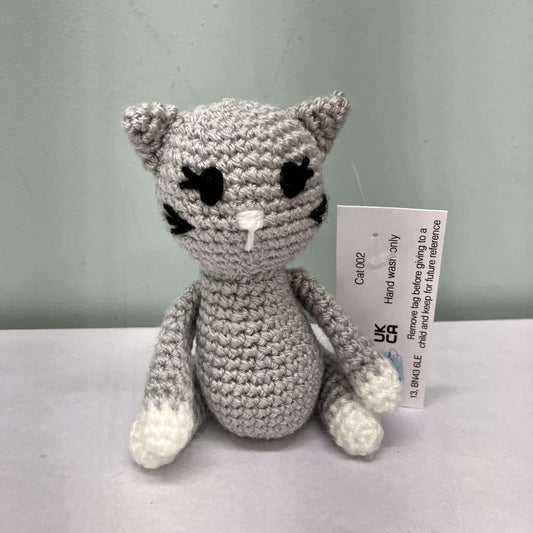 Squiggle and Bean Handmade Cat