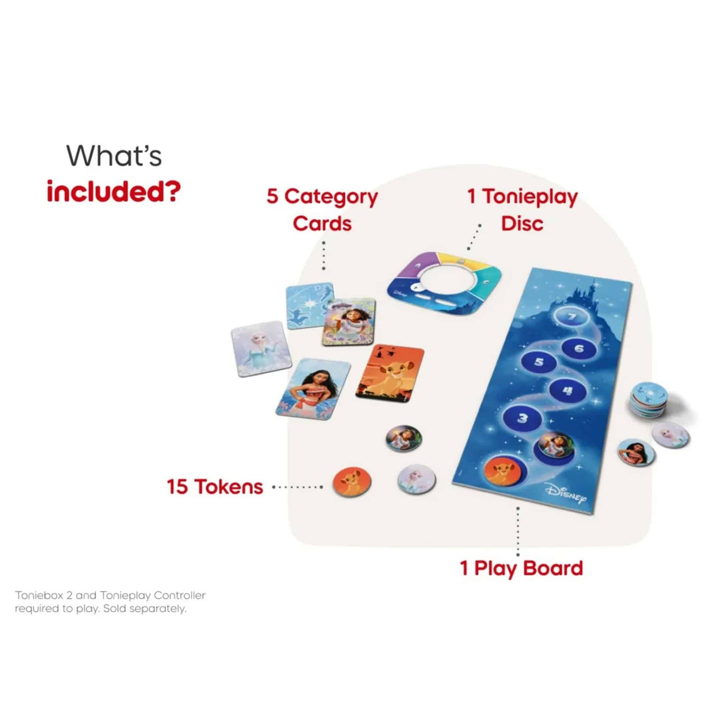 Tonies Tonieplay Game Disney Quiz Kingdom Contents
