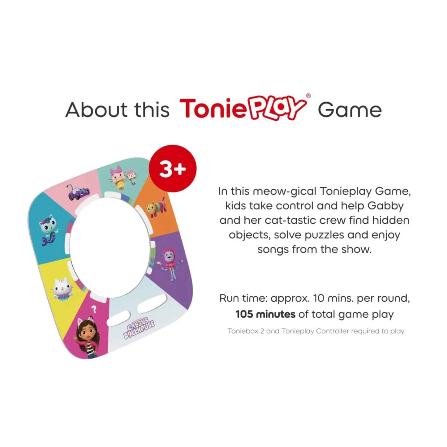 Tonies Tonieplay Game Gabby's Cat-tastic Scavenger Hunt About