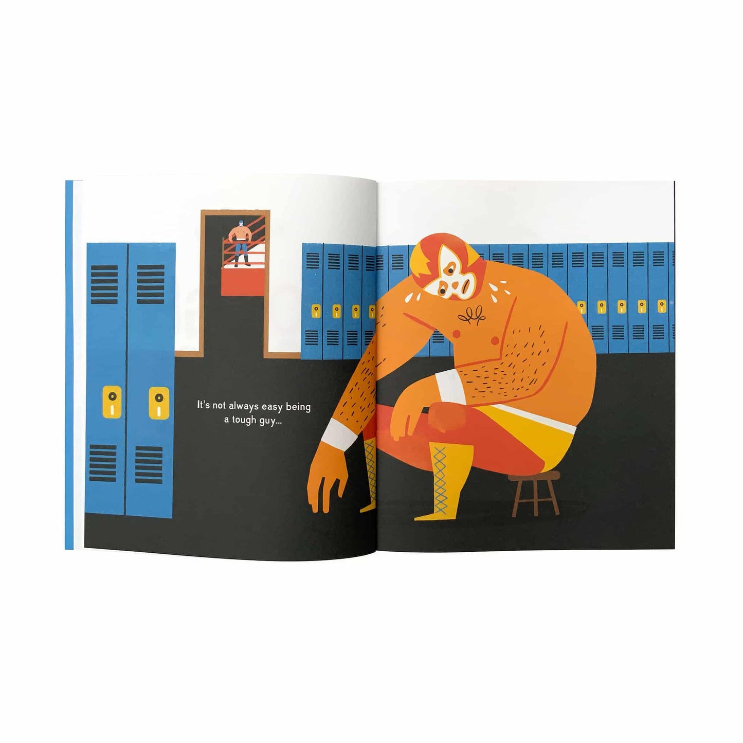 Flying Eye Books Tough Guys Have Feelings Too Inside 1