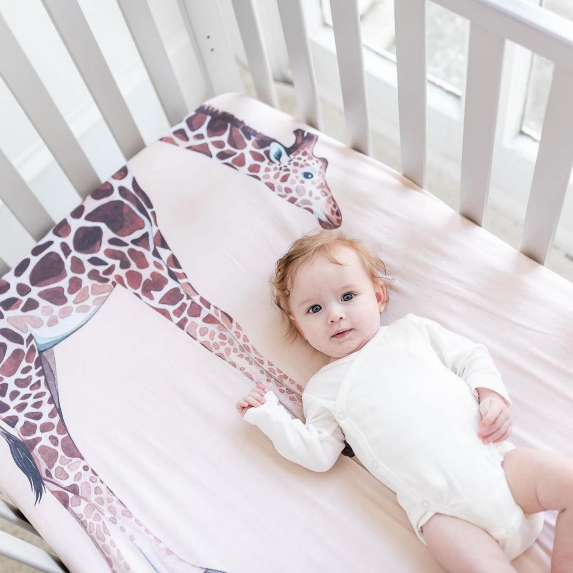 Gilded Bird Cot Sheets Giraffe