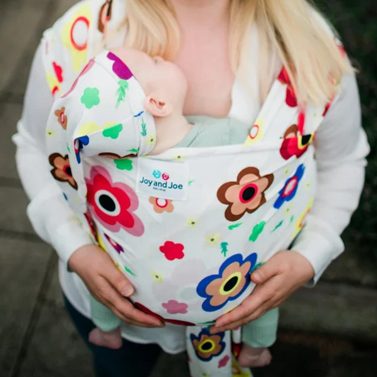 Joy and Joe - Organic Bamboo Stretchy Wrap - Floral