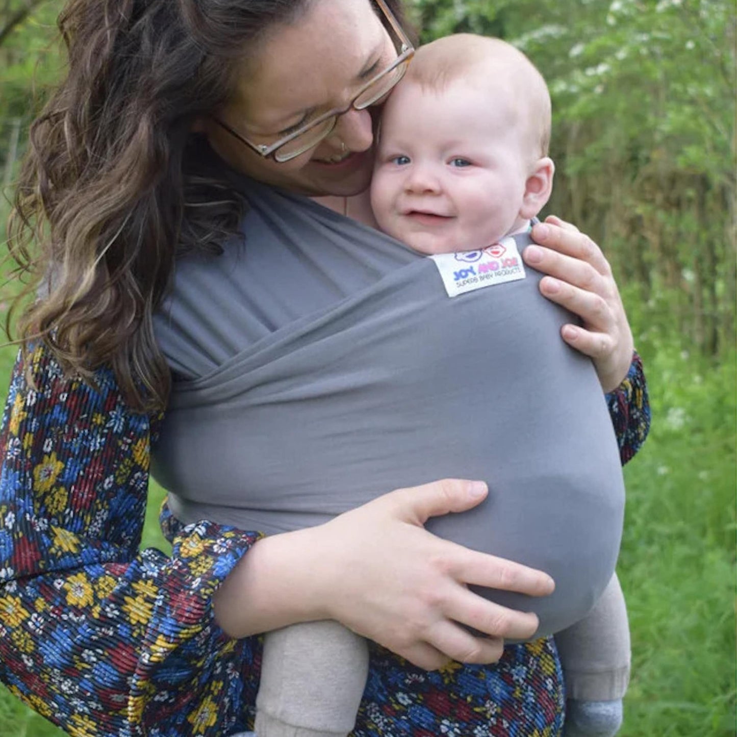 Joy and Joe - Organic Bamboo Stretchy Wrap - Grey