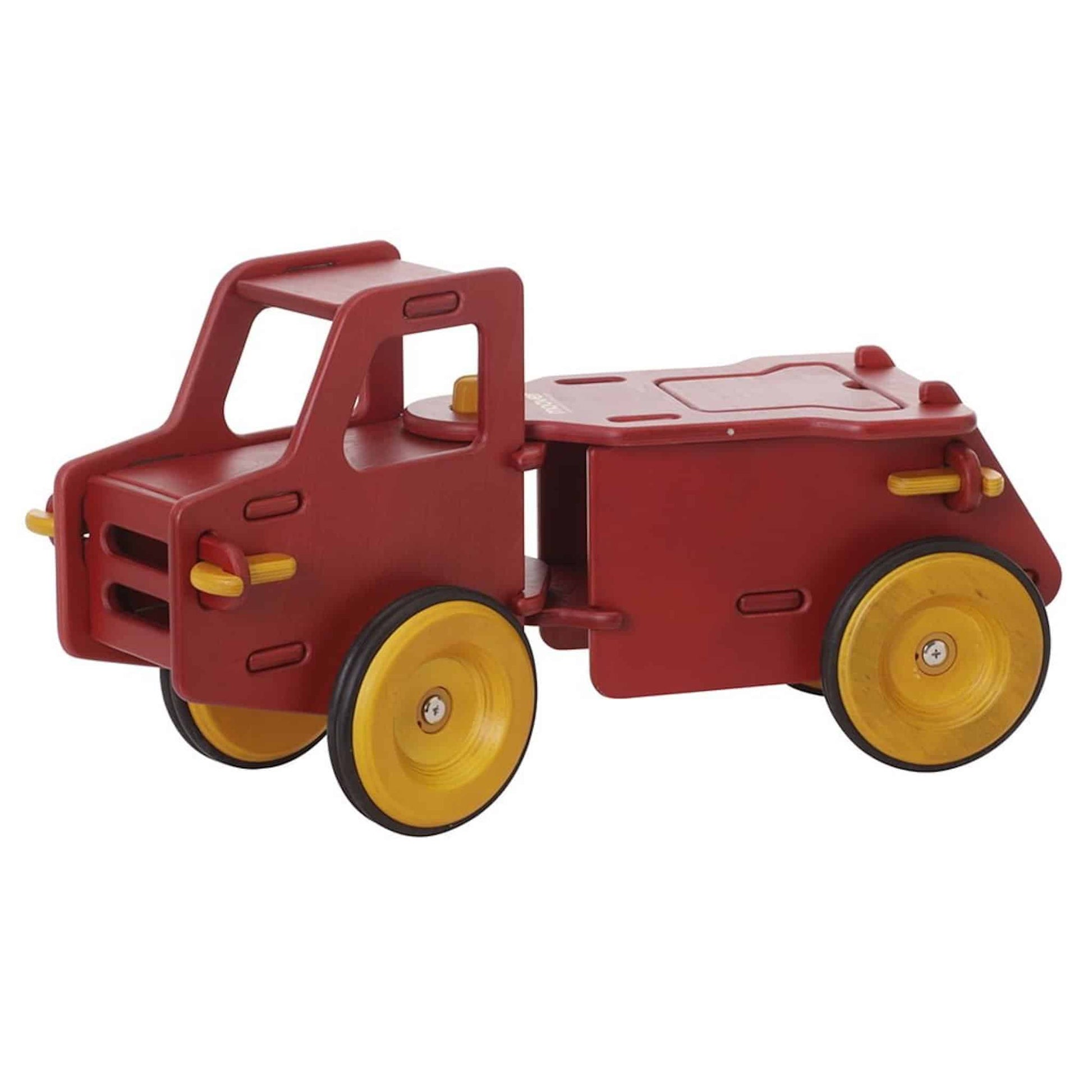 Moover Wooden Dump Truck Red