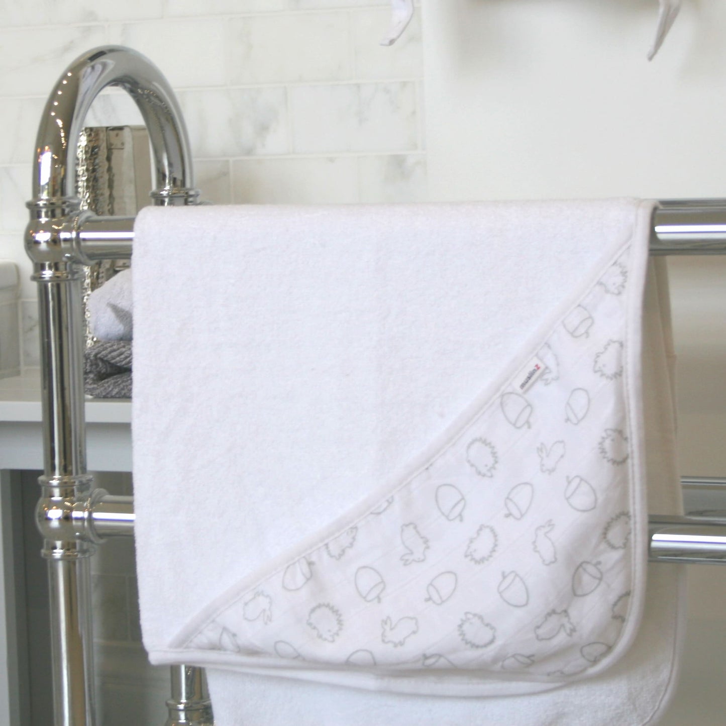 MuslinZ Hooded Towel Woodland