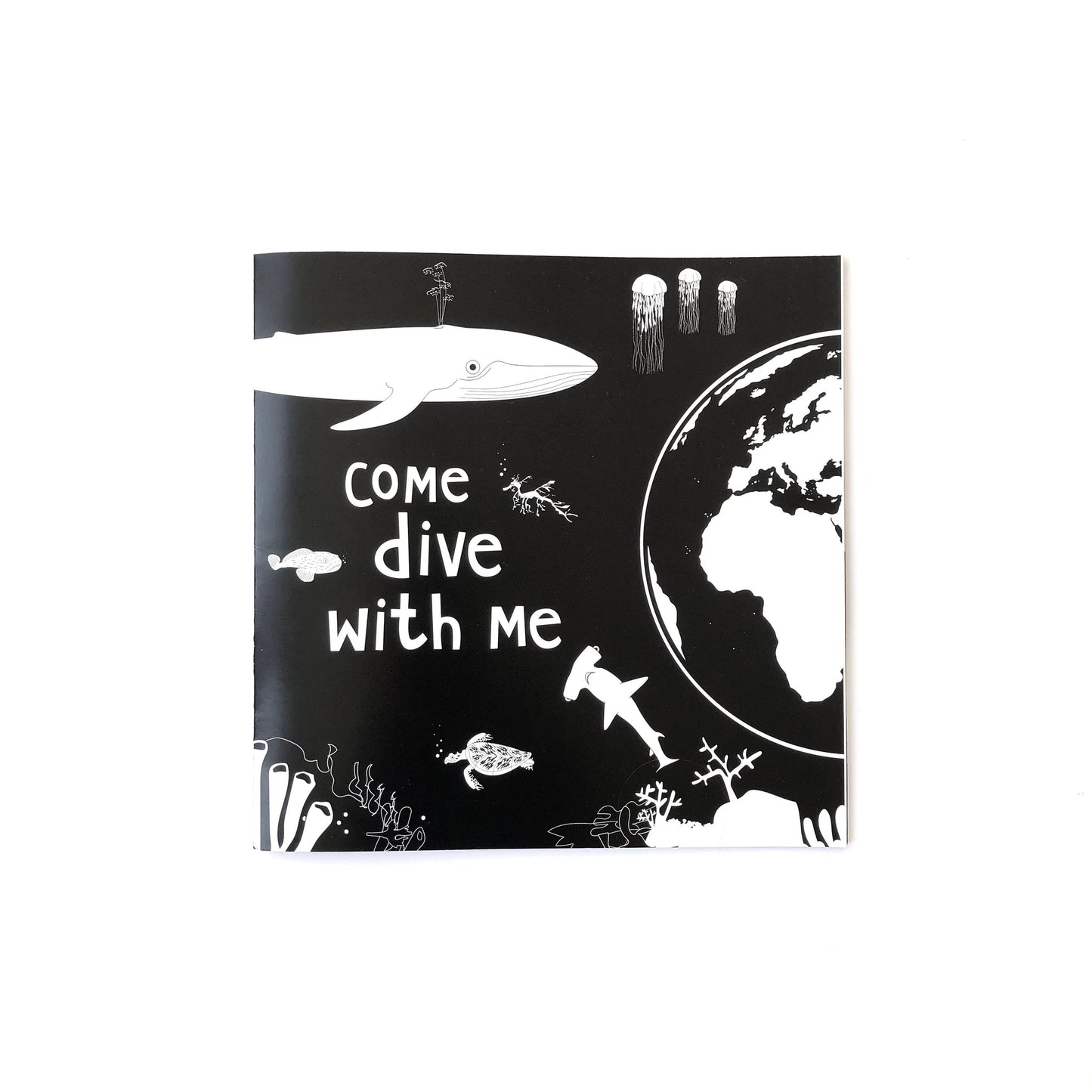 Black & White Book Project Come Dive With Me Storybook 1