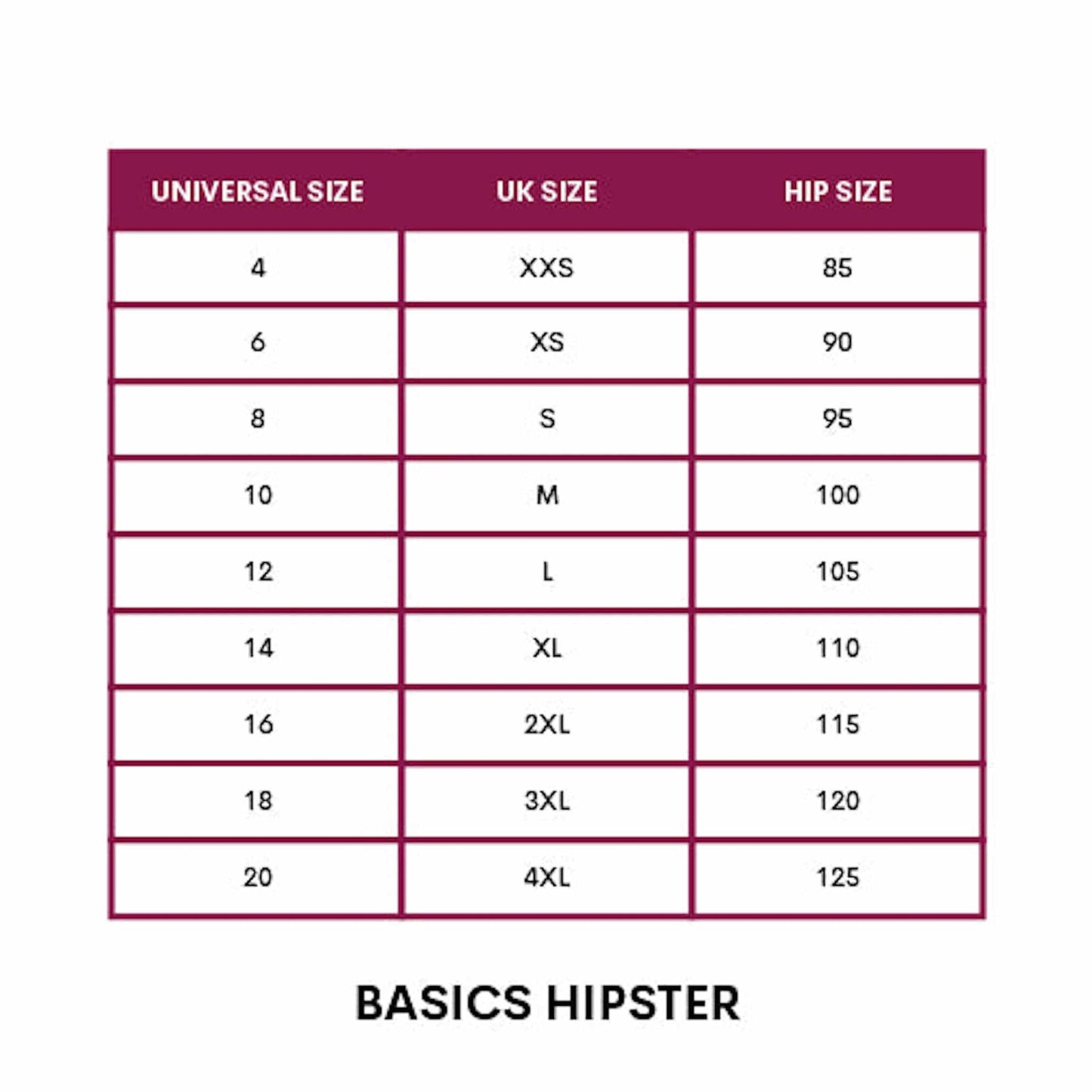 Wuka Basic Hipster Medium Flow Period Pants Size