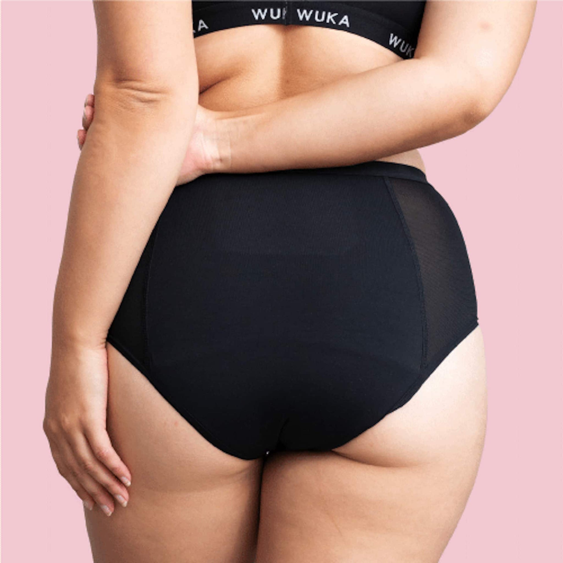 Wuka Ultimate High Waist Super Heavy Flow Period Pants Back