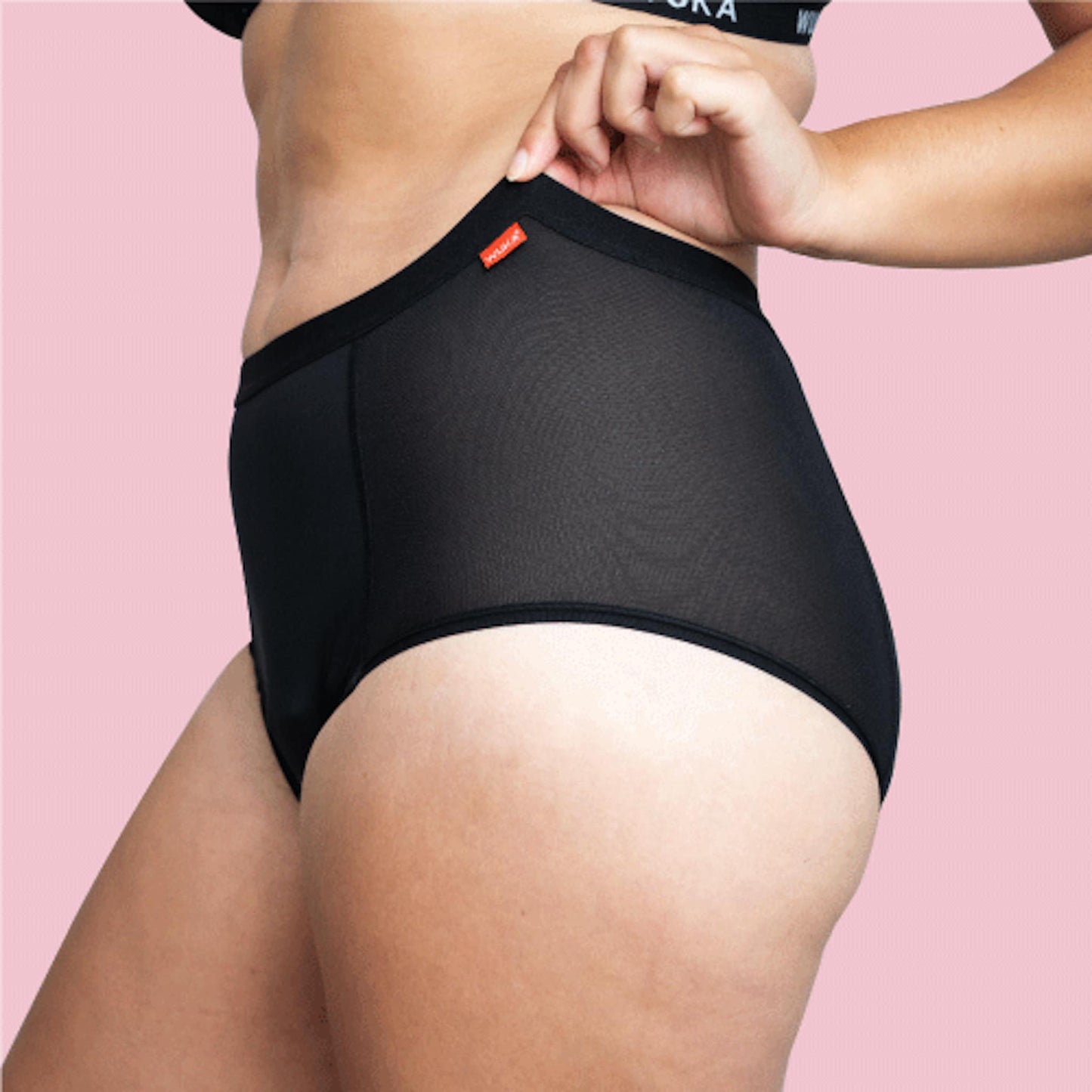 Wuka Ultimate High Waist Super Heavy Flow Period Pants Front