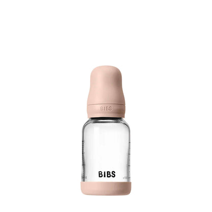 BIBS Glass, Latex Baby Bottle 120ml Blush