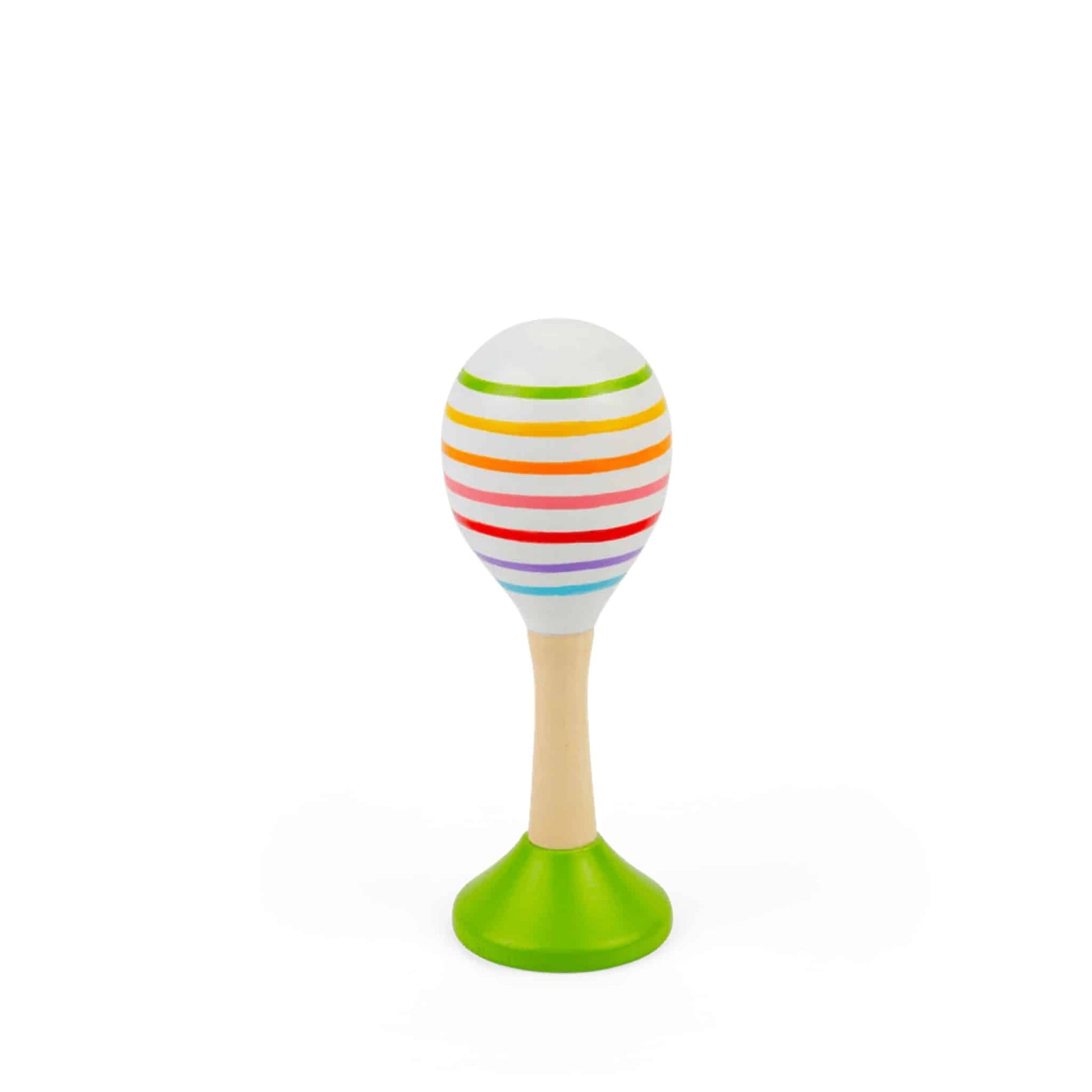 Bigjigs Junior Maraca Stripe Green