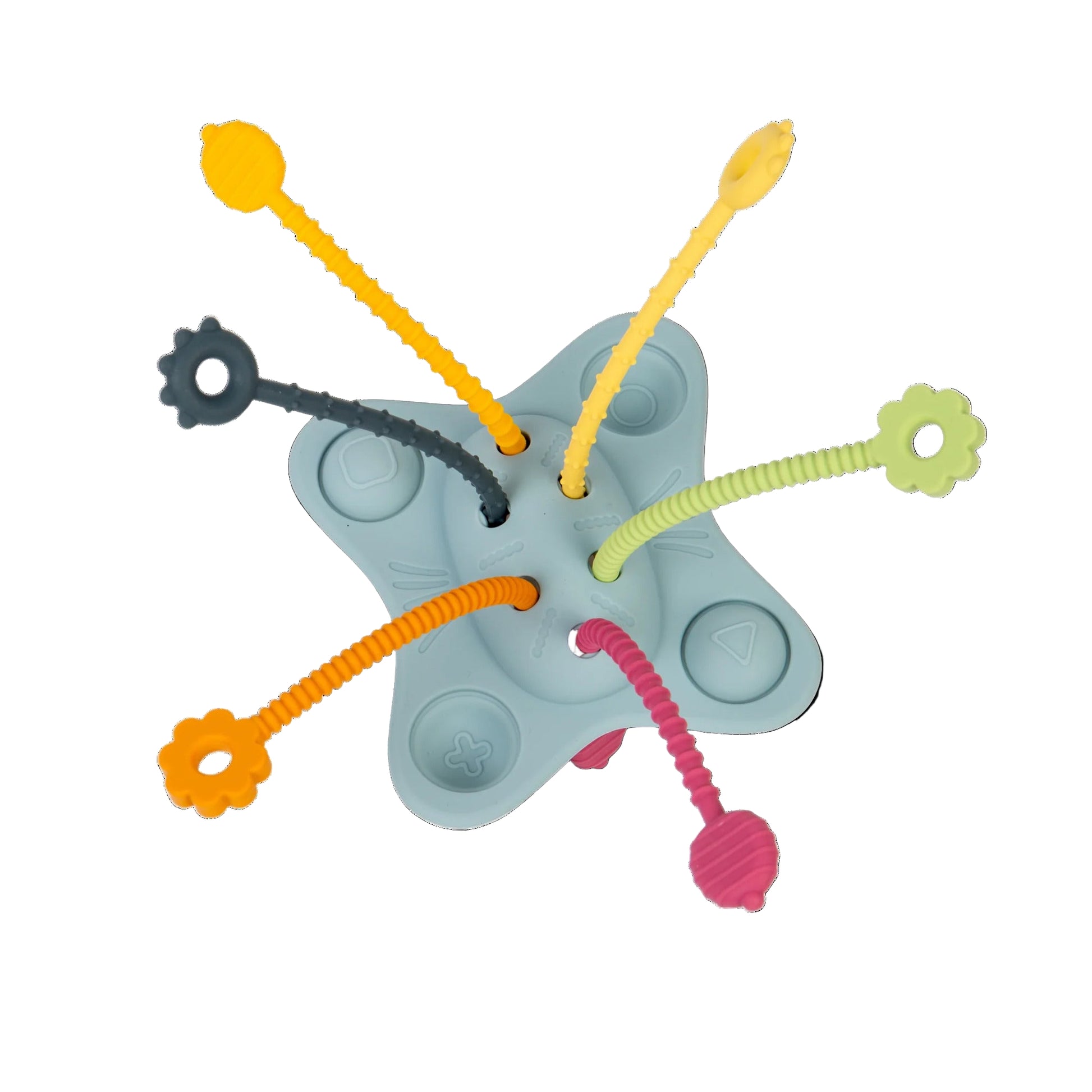 Bigjigs Silicone Pull, Push, Pop Sensory Toy 2
