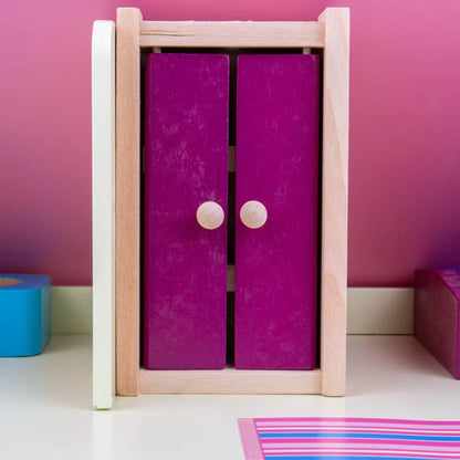 Bigjigs Dolls Furniture Wardrobe